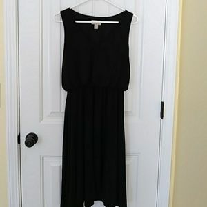 Black Midi Dress Loft